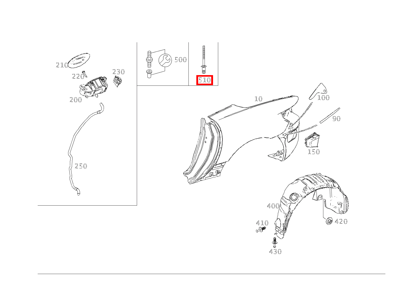 Blindniet REPARATURLOESUNG; 6,4 X 12MM / 1-3,5MM SLK55 AMG 172 Blindniet REPARATURLOESUNG; 6,4 X 12MM / 1-3,5MM SLK55 AMG 172
