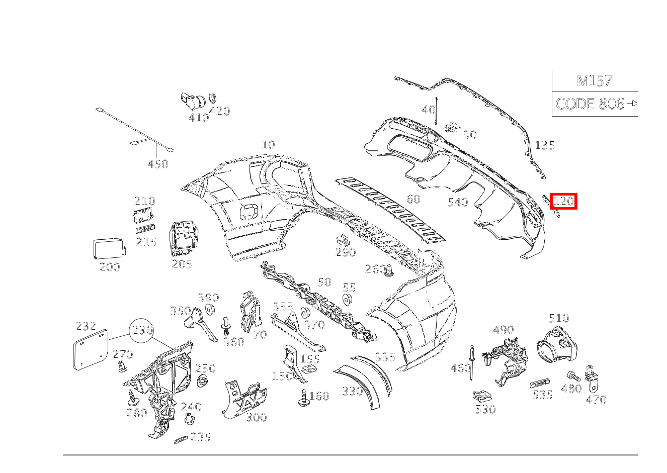 Rückstrahler Hinten links für M 166, GLE 292-Klasse kaufen 