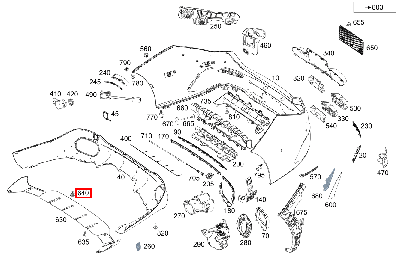 Clipsmutter Links und rechts Mercedes-AMG CLA 35 4MATIC Coupé 177 Clipsmutter Links und rechts Mercedes-AMG CLA 35 4MATIC Coupé 177