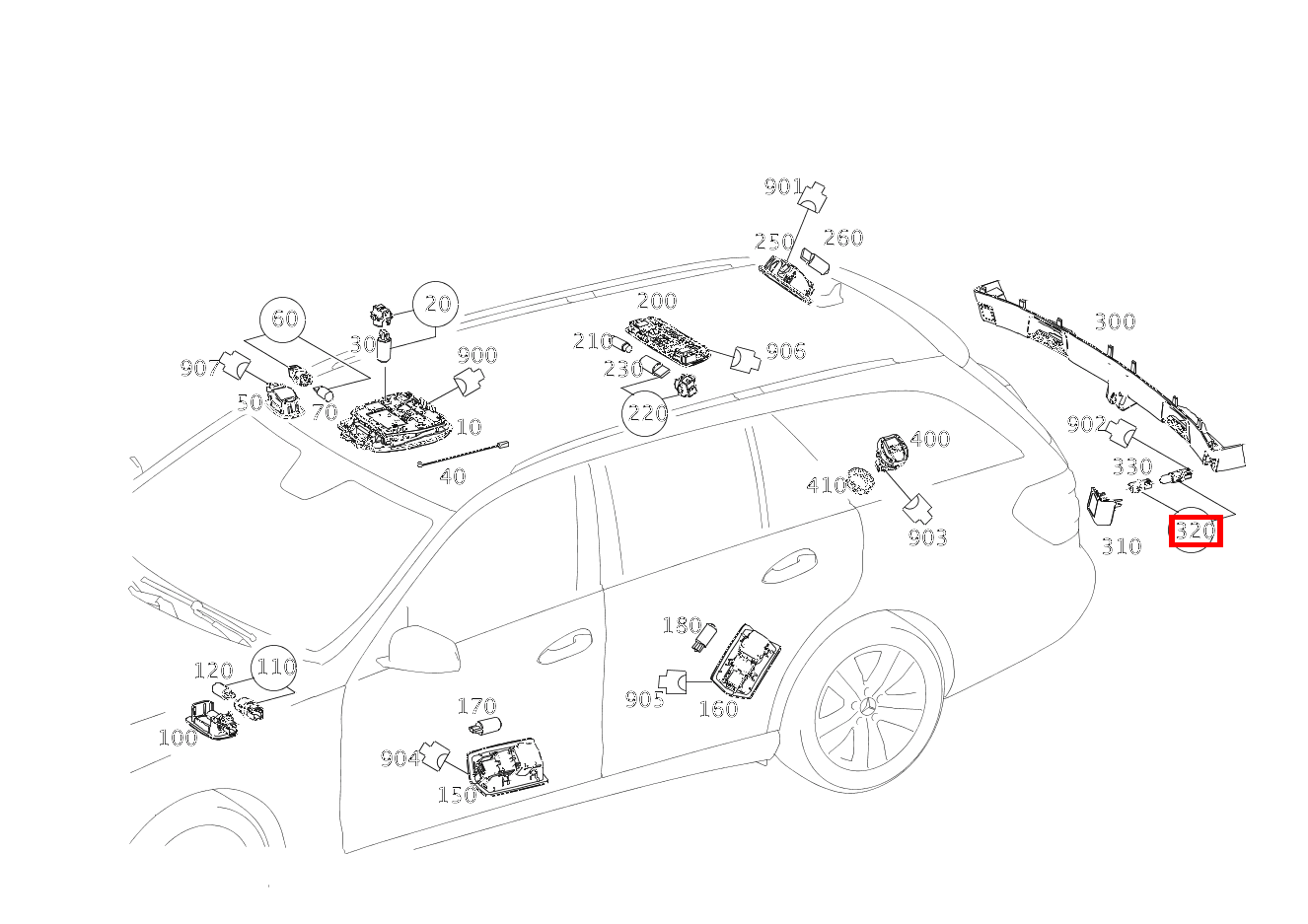 Lampenfassung MIT GLUEHLAMPE; 12V-5W E 200 Limousine 213 Lampenfassung MIT GLUEHLAMPE; 12V-5W E 200 Limousine 213