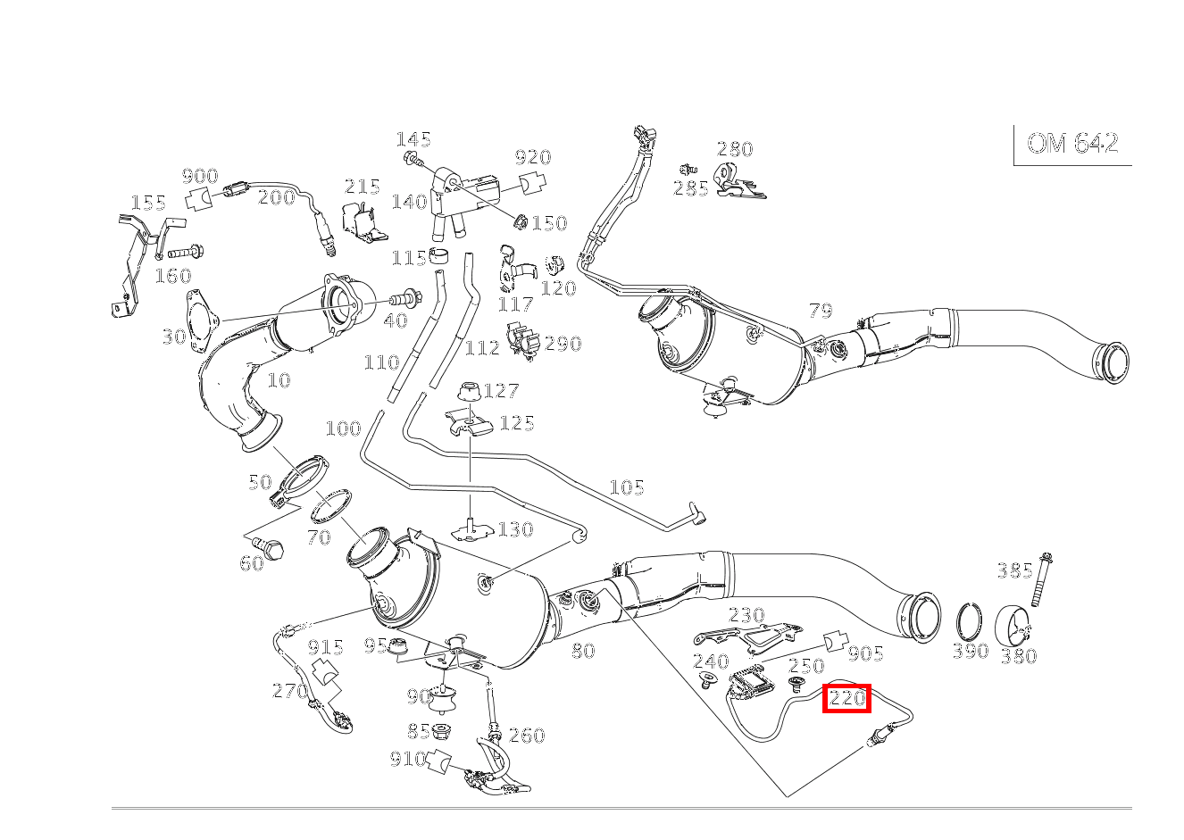Nox-Sensor KATALYSATOR EQC 400 4MATIC 293