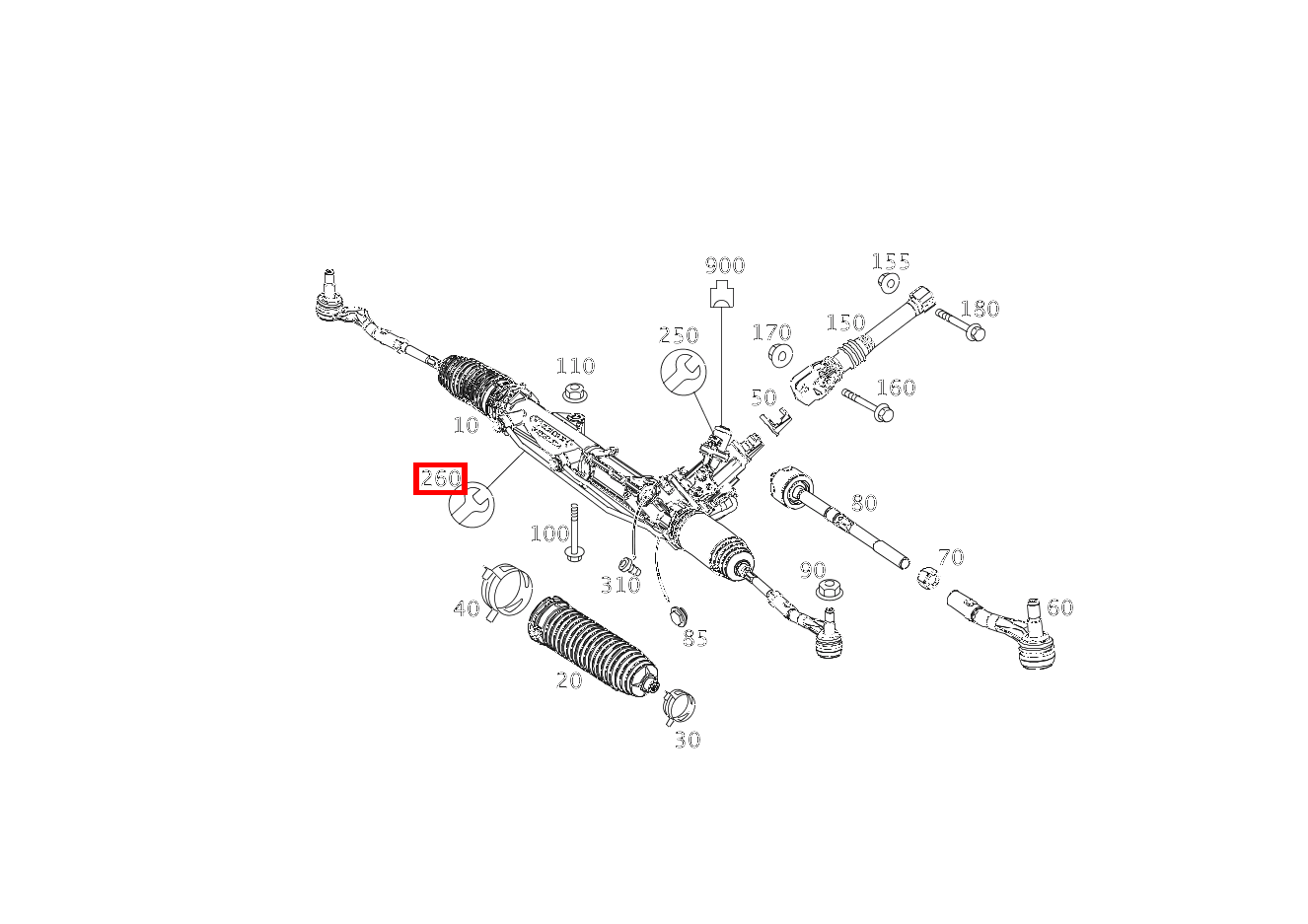 REP.SATZ LENKGETRIEBE REPARATURSATZ FUER OELLEITUNGEN GLK220BT 4M 204 REP.SATZ LENKGETRIEBE REPARATURSATZ FUER OELLEITUNGEN GLK220BT 4M 204