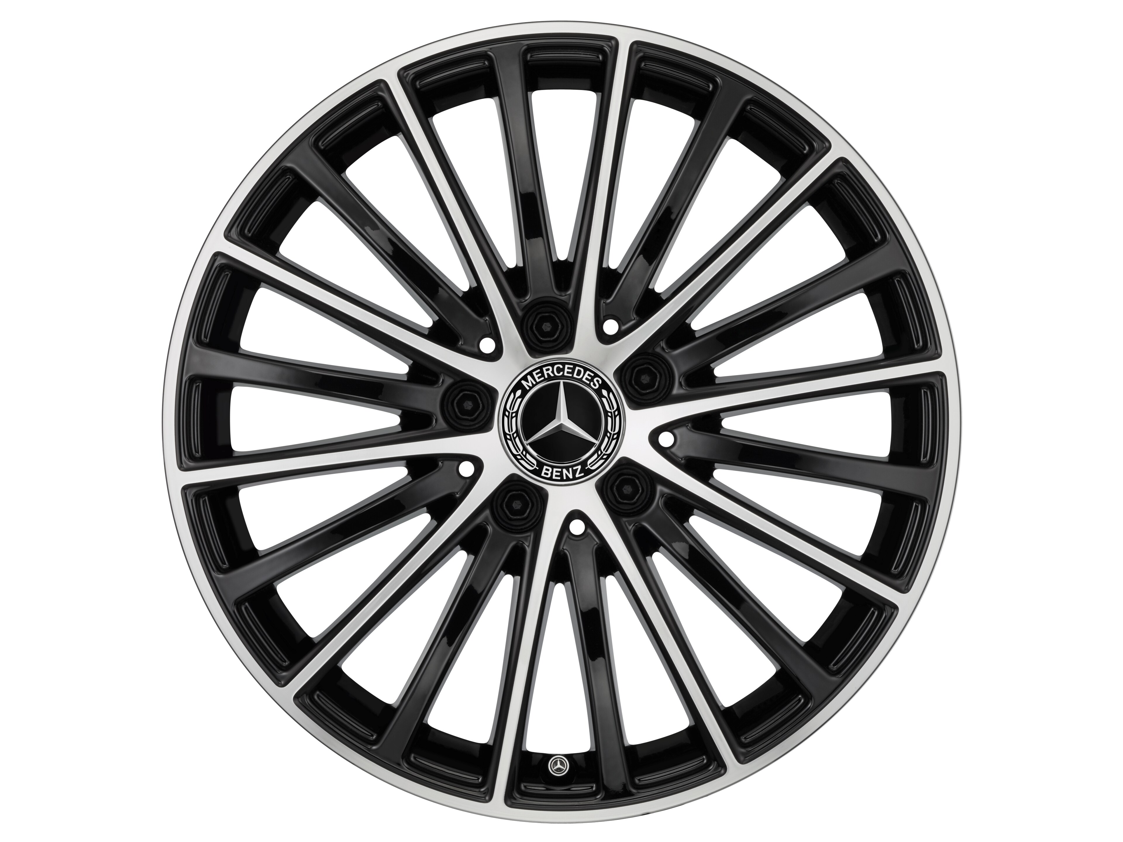 Mercedes-Benz - Vielspeichen-Rad, 43,2 cm (17 Zoll), glanzged Vielspeichen-Rad, 43,2 cm (17 Zoll), glanzged