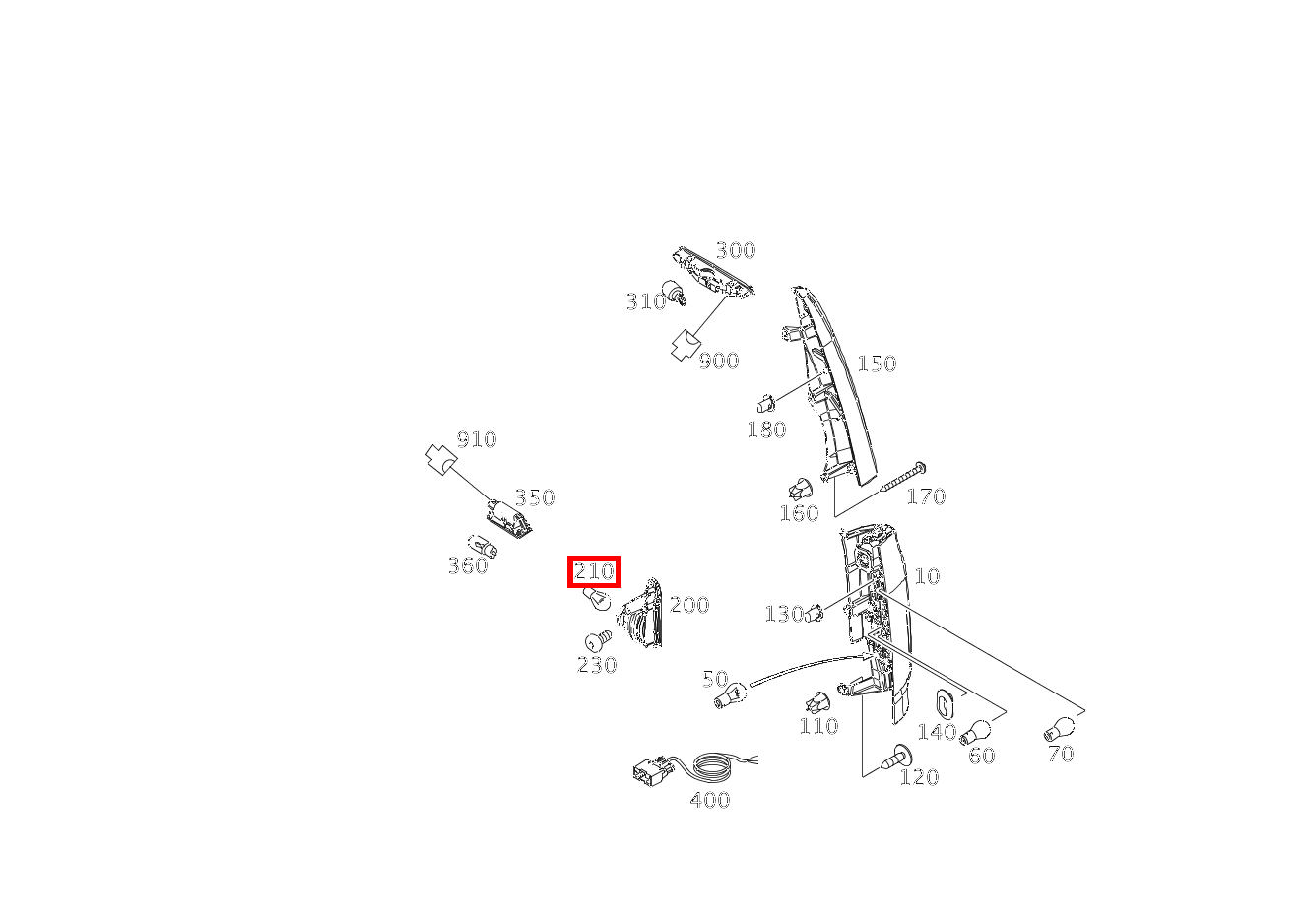 Glühlampe Nebelleuchte rechts; 12V-21W 111 CDI 415 Glühlampe Nebelleuchte rechts; 12V-21W 111 CDI 415