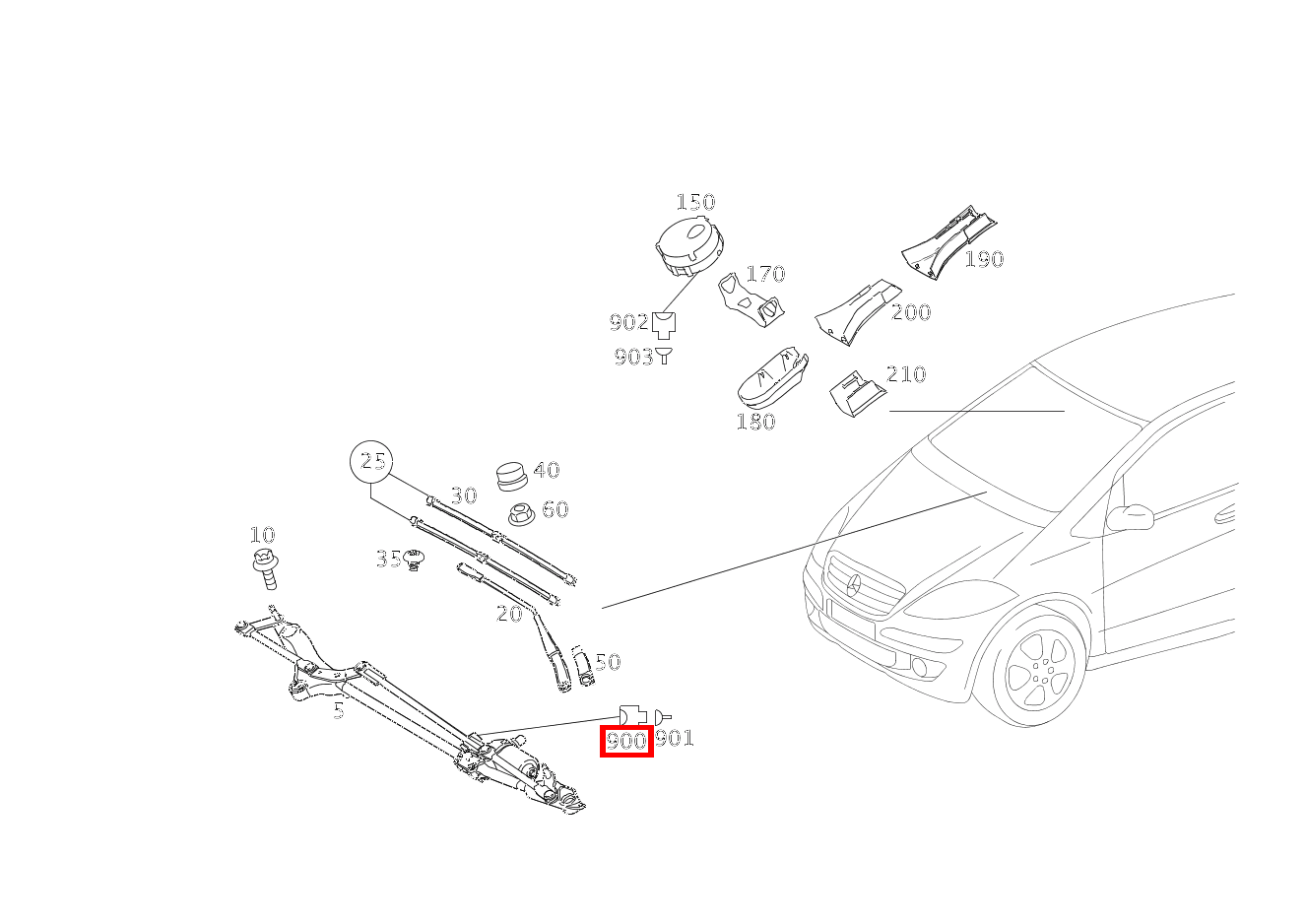 Elektr. Kupplungsgehäuse WISCHERMOTOR M6/1; 4-PIN SLK2.8 A 200 TURBO COUPE 169 Elektr. Kupplungsgehäuse WISCHERMOTOR M6/1; 4-PIN SLK2.8 A 200 TURBO COUPE 169