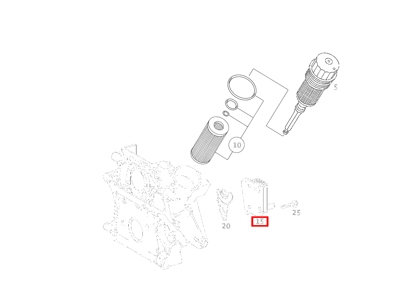 Ölkühler OEL-/WASSERWAERMETAUSCHER E 220 CDI T-Modell 212 Ölkühler OEL-/WASSERWAERMETAUSCHER E 220 CDI T-Modell 212