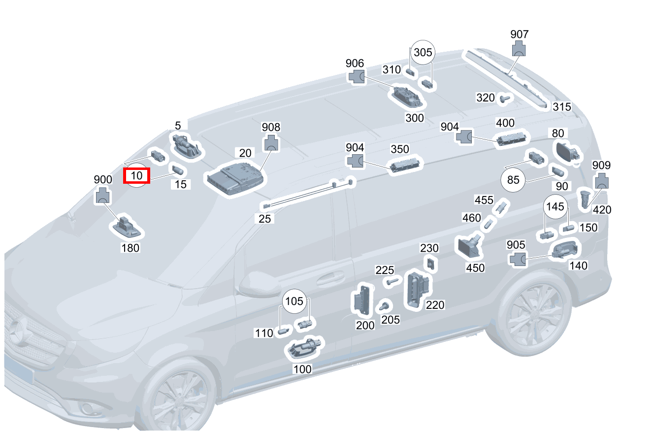 Lampenfassung Beleuchtung Make-up-Spiegel; 12V-5W V 220 d EDITION Kompakt 460 Lampenfassung Beleuchtung Make-up-Spiegel; 12V-5W V 220 d EDITION Kompakt 460