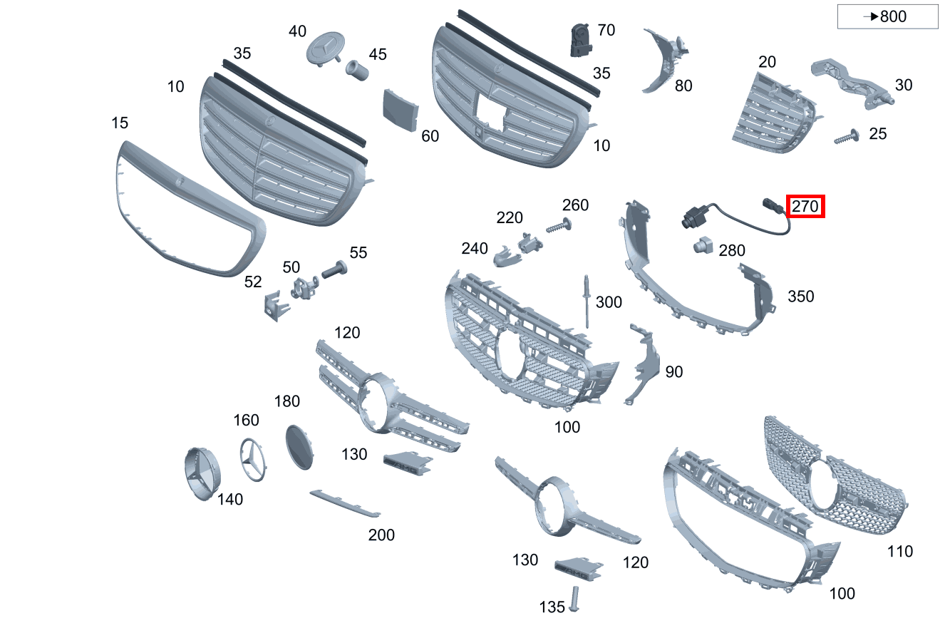 Kamera IN KUEHLERVERKLEIDUNG E 400 4MATIC Limousine 213 Kamera IN KUEHLERVERKLEIDUNG E 400 4MATIC Limousine 213