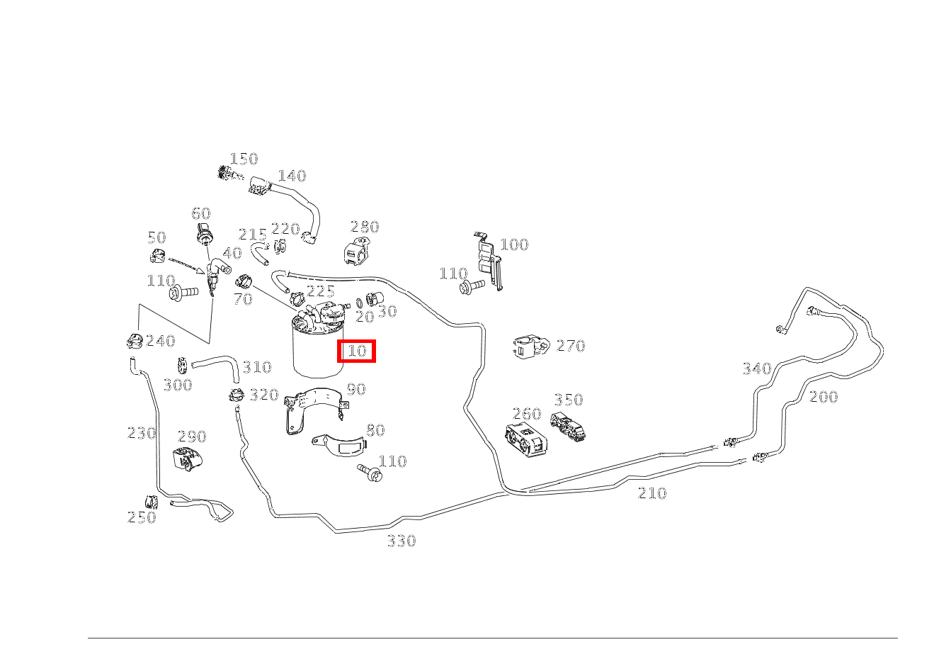 Kraftstofffilter GLA200CDI 156