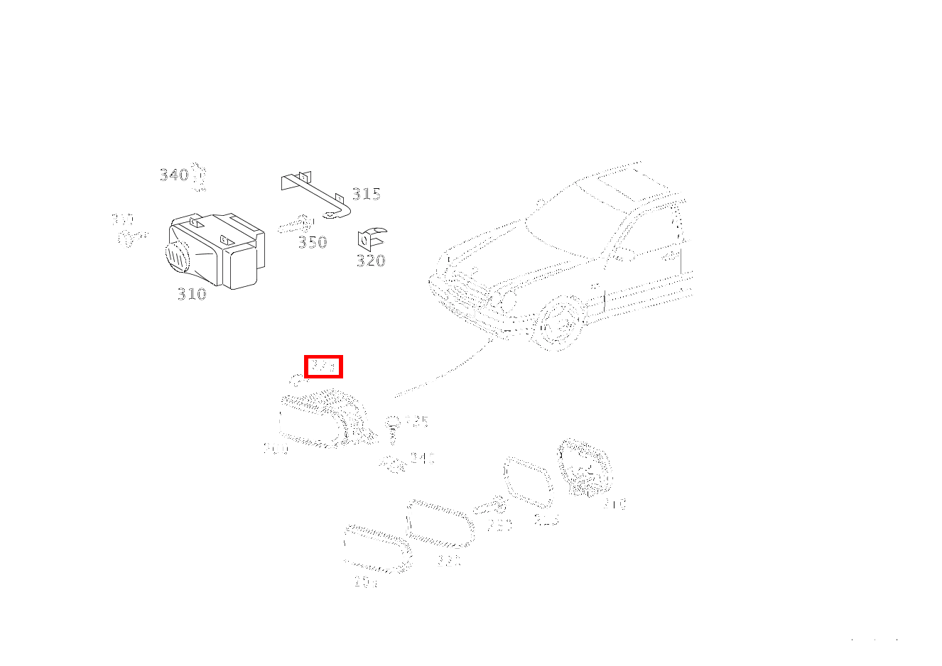 Haltefeder BEFESTIGUNG STREUSCHEIBE E280 210 Haltefeder BEFESTIGUNG STREUSCHEIBE E280 210