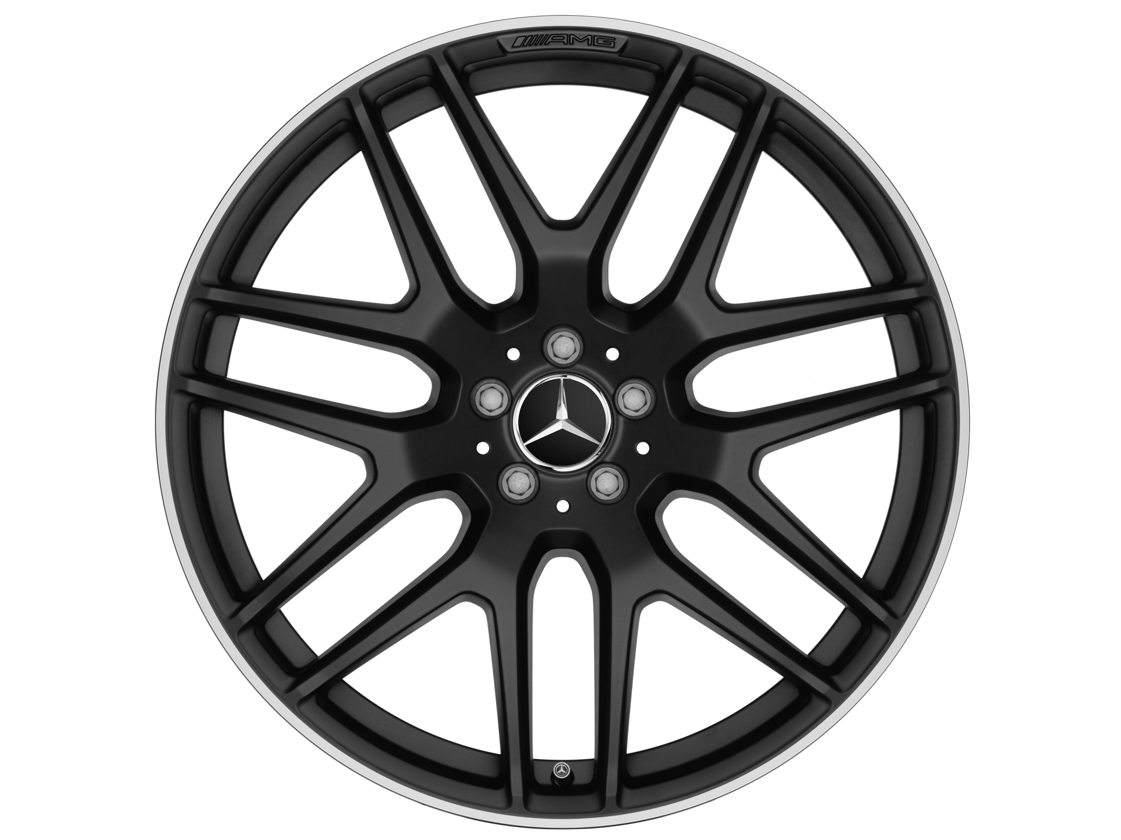 Mercedes-Benz - AMG Leichtmetallrad, im Kreuzspeichen-Design, AMG Leichtmetallrad, im Kreuzspeichen-Design,