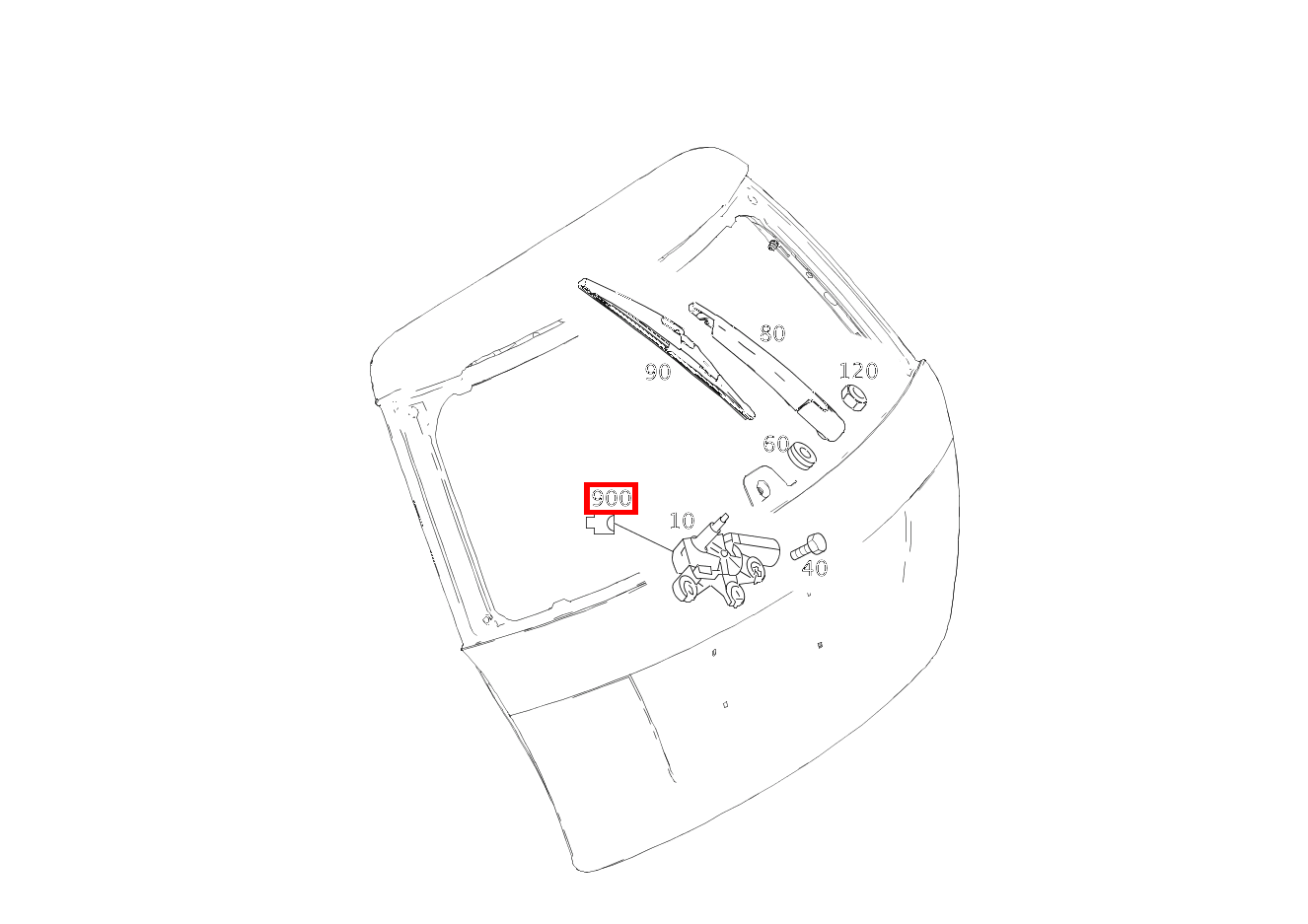 Stecker WISCHERMOTOR M6/4; 3-PIN MCP2.8 C 180 KOMPRESSOR T-Modell BlueEFFICIENCY 240