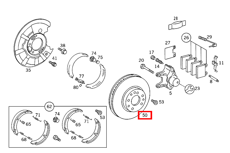 Bremsscheibe S 320 140