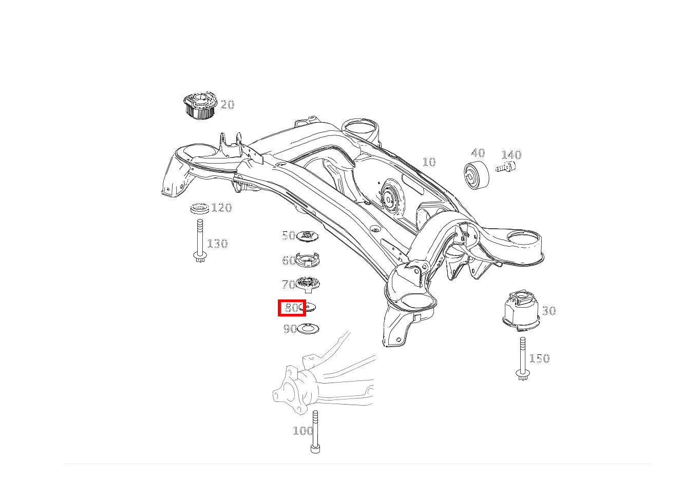 Abstandsscheibe HINTERACHSGETRIEBE AN QUERBRUECKE VORN 2mm SLK55 AMG 172 Abstandsscheibe HINTERACHSGETRIEBE AN QUERBRUECKE VORN 2mm SLK55 AMG 172