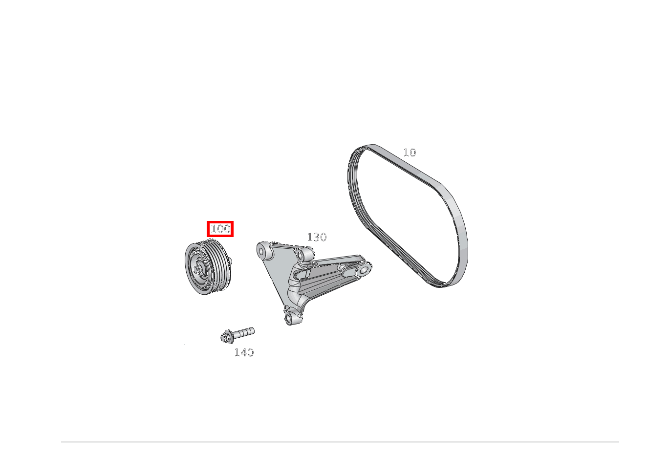 Umlenkrolle GLE 350 4MATIC 166 Umlenkrolle GLE 350 4MATIC 166