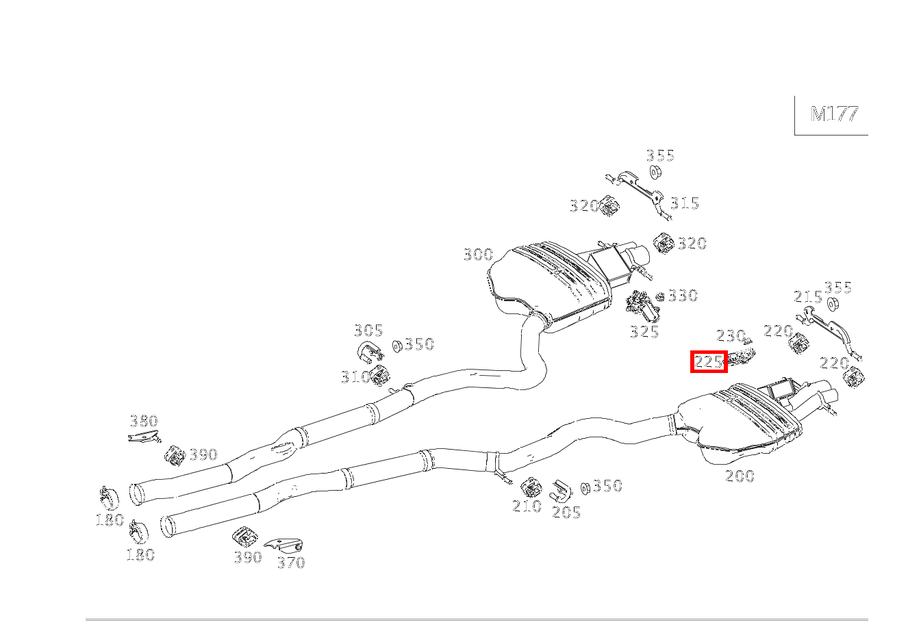 Aktuator AN ABGASLEITUNG LINKS S 63 AMG 4MATIC+ lang 222 Aktuator AN ABGASLEITUNG LINKS S 63 AMG 4MATIC+ lang 222