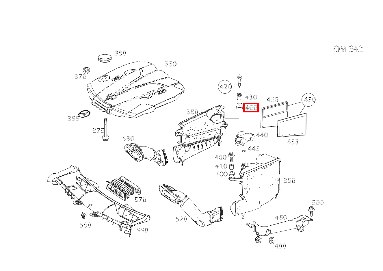 Gummipuffer Befestigung Luftfiltergehäuse vorn und hinten GLK350CDI 4M 204 Gummipuffer Befestigung Luftfiltergehäuse vorn und hinten GLK350CDI 4M 204