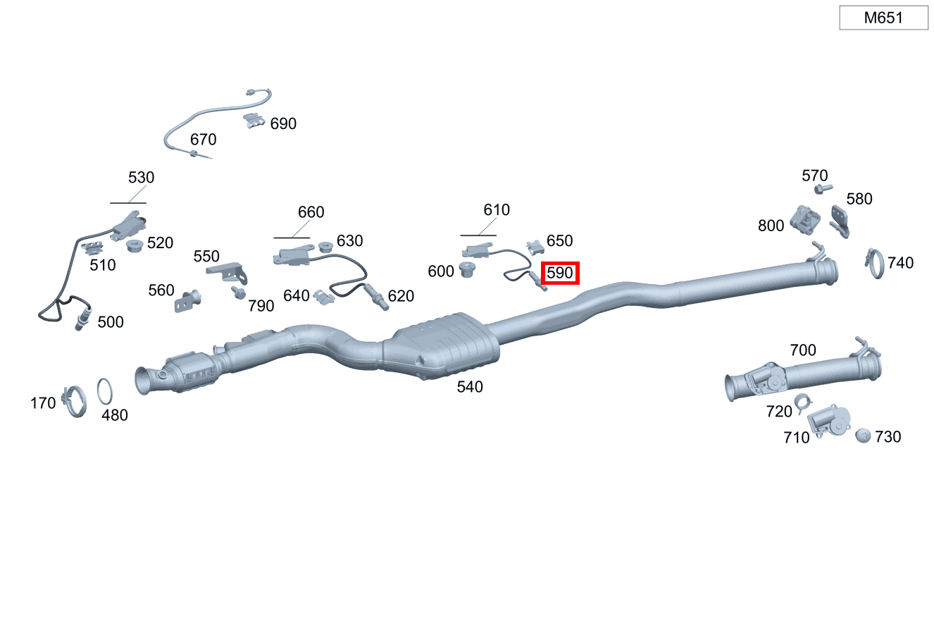 Nox-Sensor Nach SCR Katalysator GLK 253