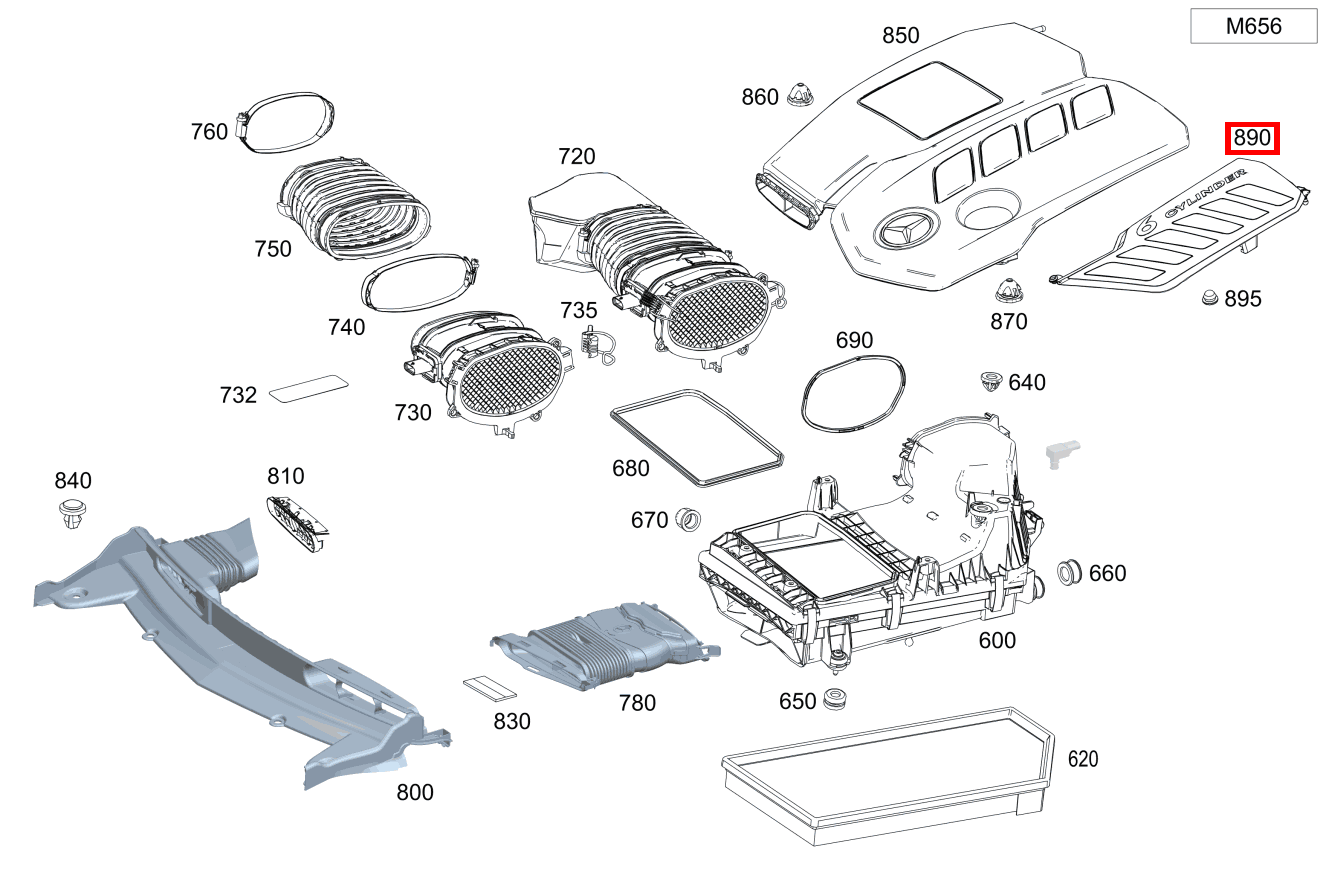 Motorabdeckung Links E 400 T d 4MATIC All-Terrain 213 Motorabdeckung Links E 400 T d 4MATIC All-Terrain 213
