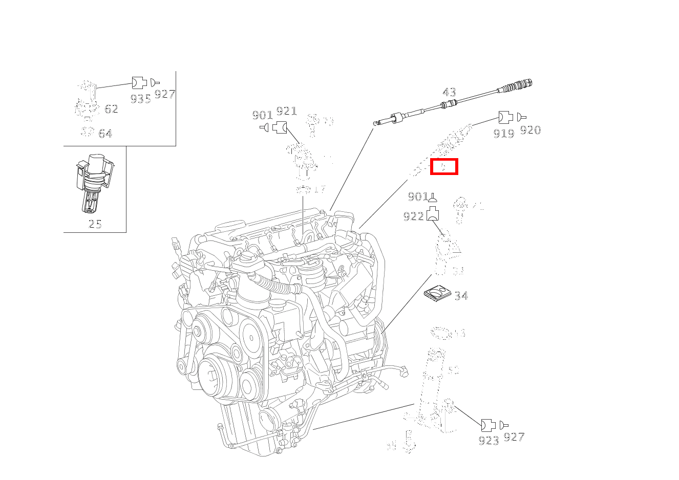 STABGLUEHKERZE 906 STABGLUEHKERZE 906