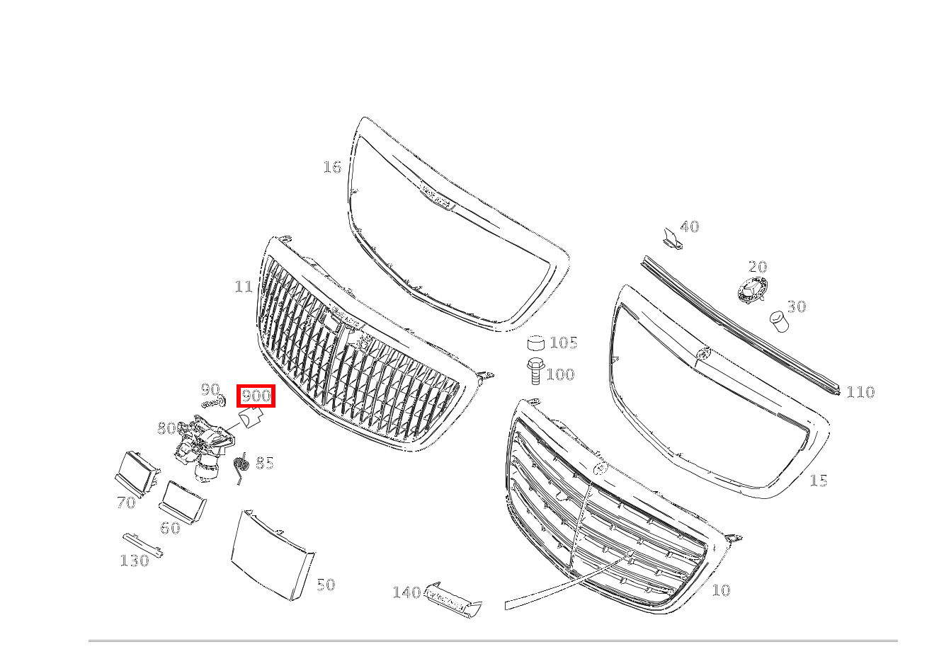 Kupplungsgehäuse Schwenkantrieb M35/1; 4-PIN MCP1.2 Mercedes-Maybach S 560 4MATIC 222 Kupplungsgehäuse Schwenkantrieb M35/1; 4-PIN MCP1.2 Mercedes-Maybach S 560 4MATIC 222