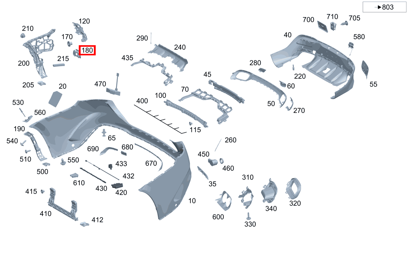 Absorber Rechts hinten A 160 CDI Limousine 168