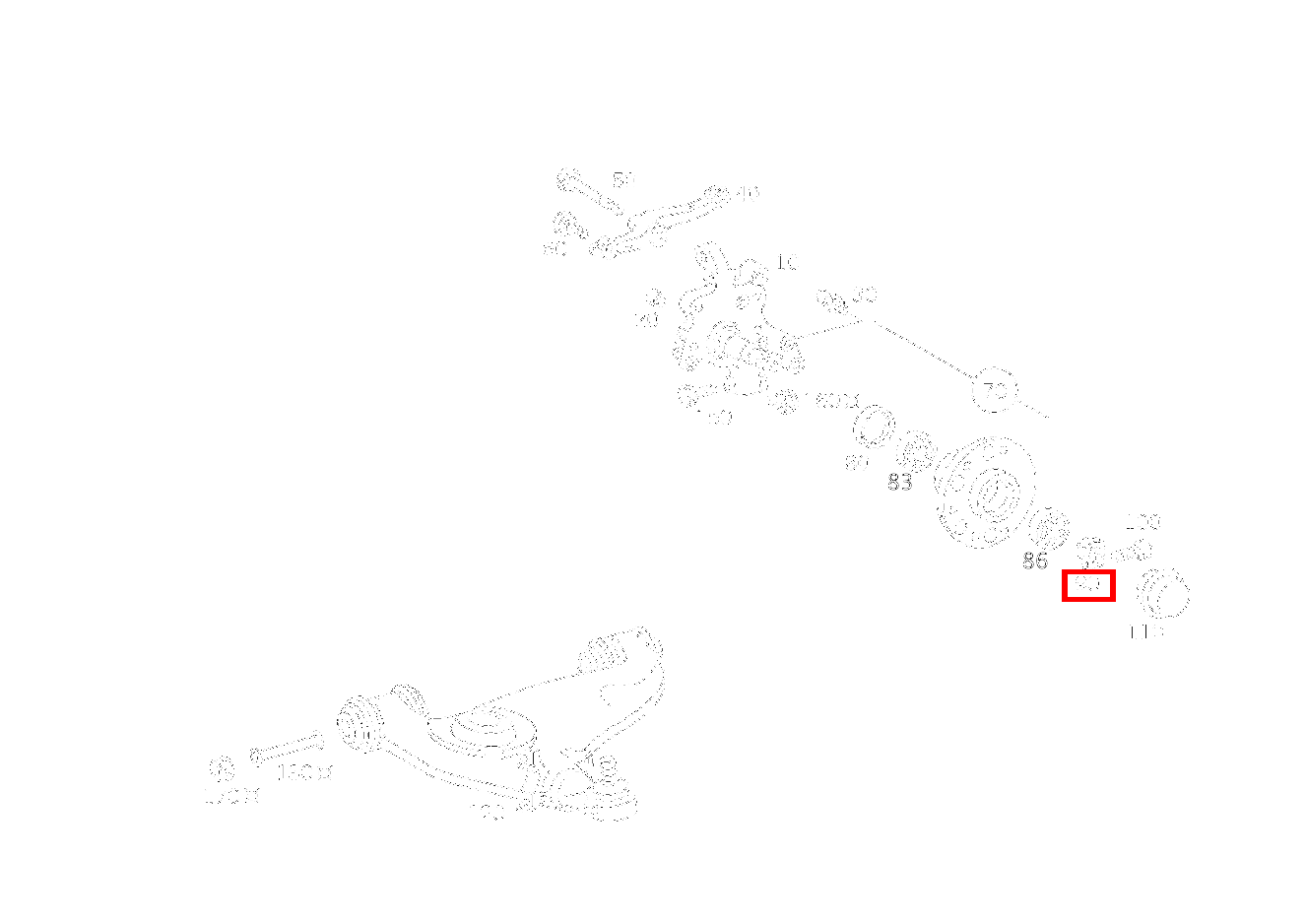 KLEMMMUTTER VORDERRADNABE AN ACHSSCHENKEL SL 600 Roadster mit Automatik 129 KLEMMMUTTER VORDERRADNABE AN ACHSSCHENKEL SL 600 Roadster mit Automatik 129