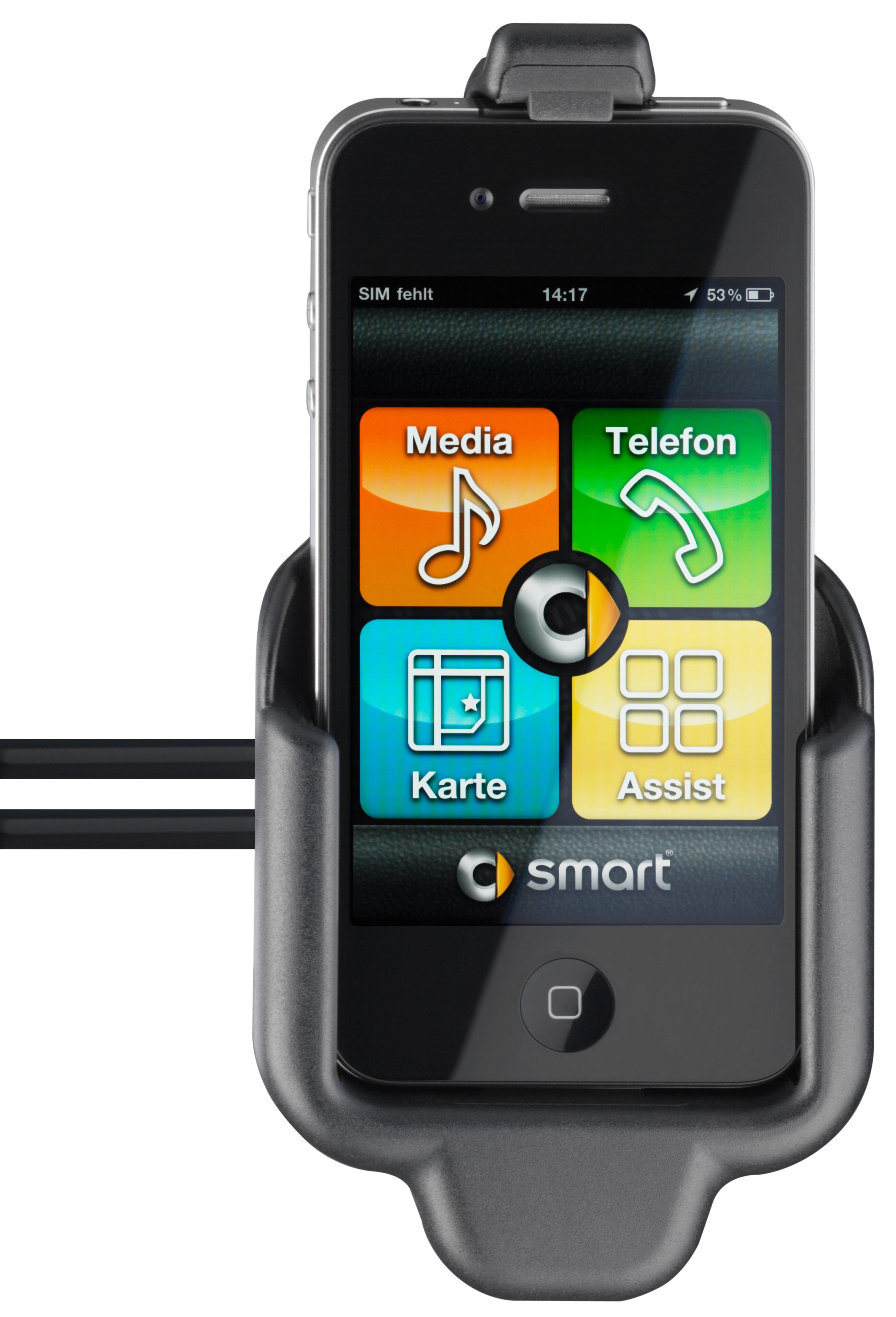 smart cradle for the iPhone 4