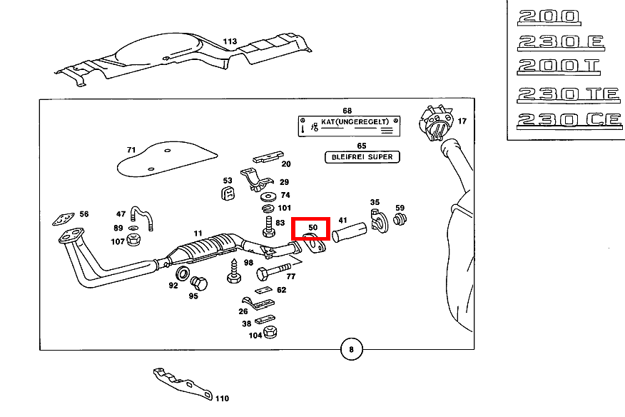 Flansch 230 TE 123 Flansch 230 TE 123