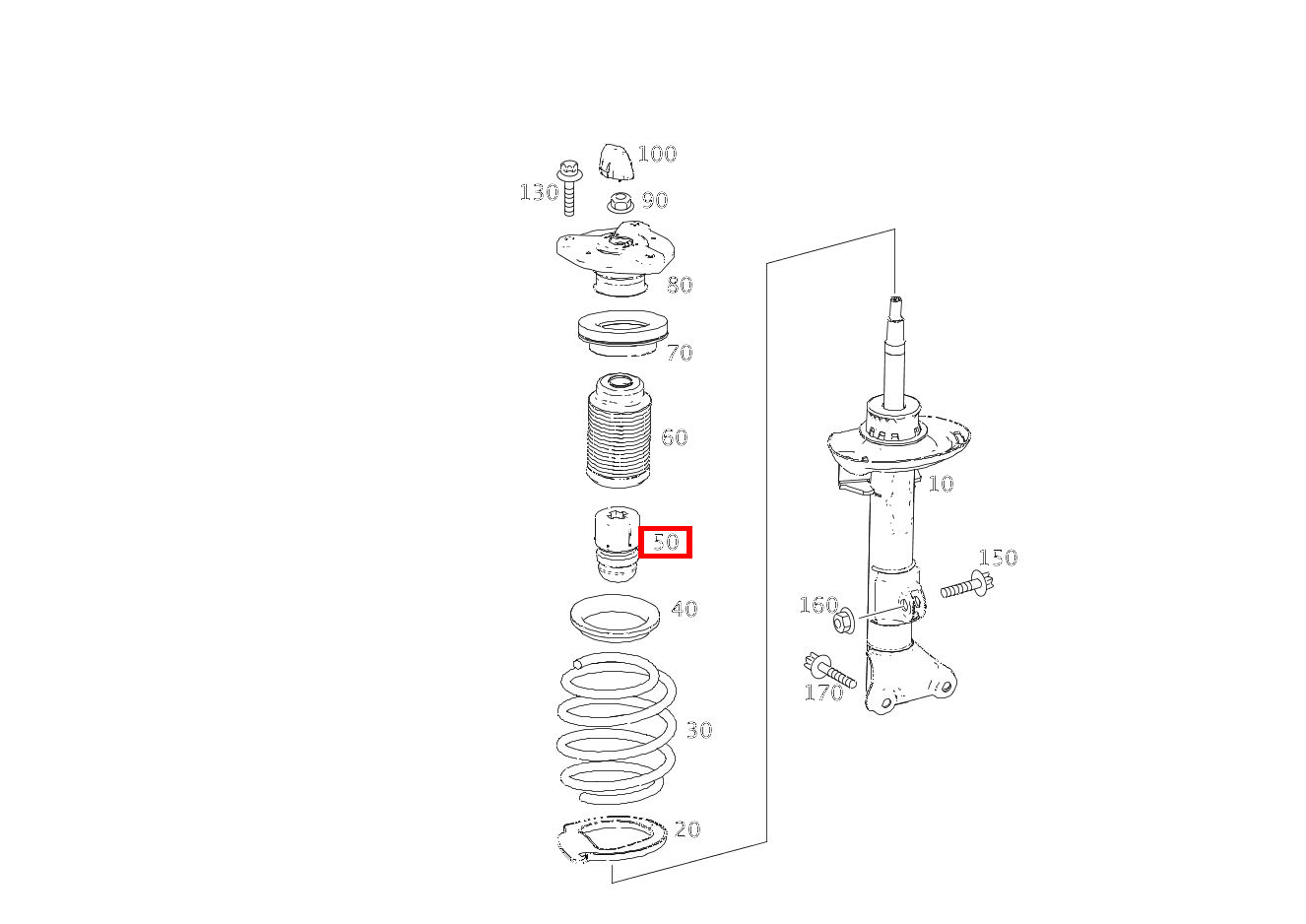 Anschlagpuffer E 500/550 CABR. 207 Anschlagpuffer E 500/550 CABR. 207