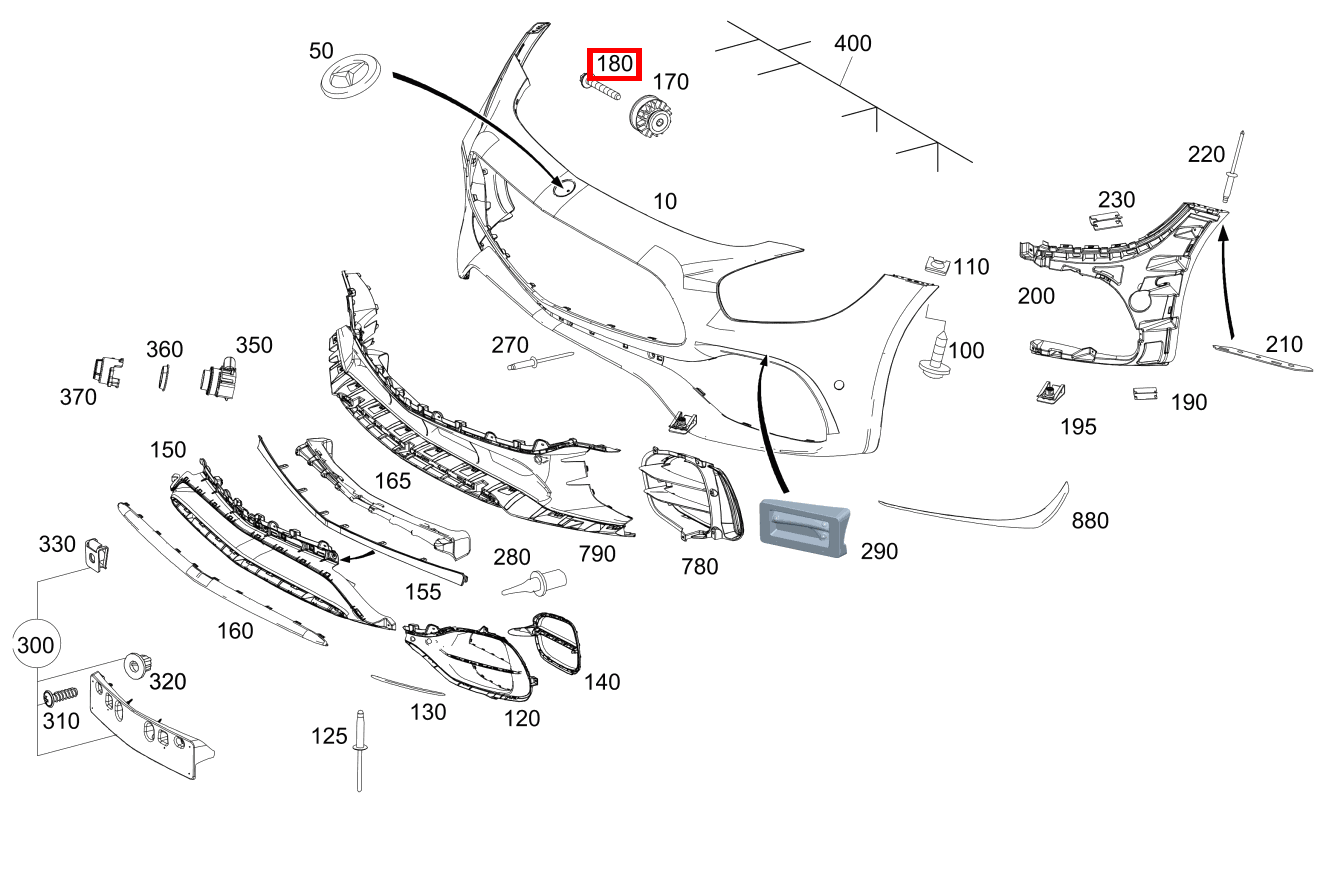 Sechsrundschraube BEFESTIGUNG FUEHRUNG; M6X40 Mercedes-AMG GT Roadster 190 Sechsrundschraube BEFESTIGUNG FUEHRUNG; M6X40 Mercedes-AMG GT Roadster 190
