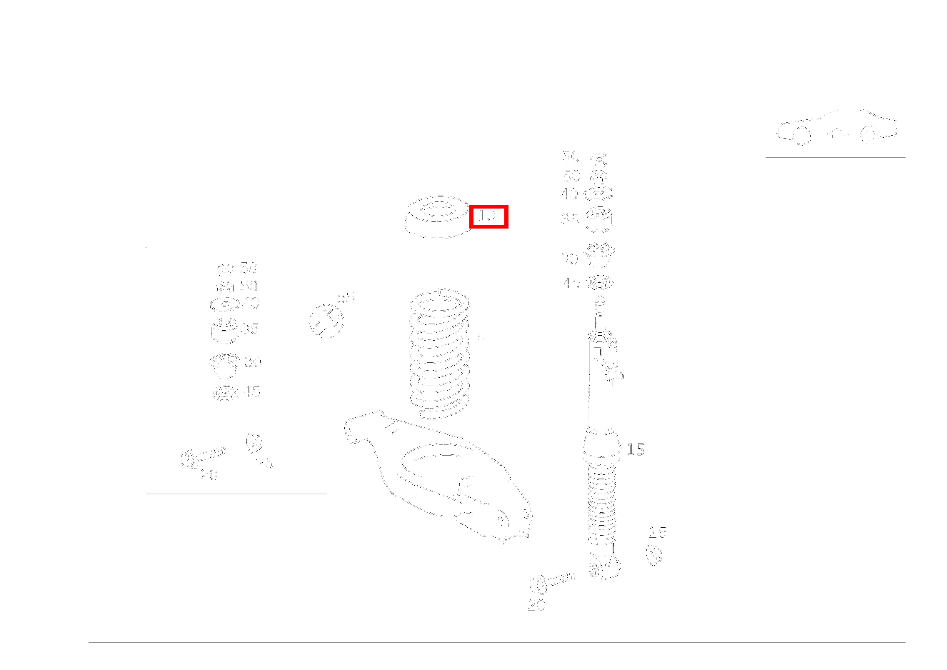 Gummipuffer NACH BEDARF;NOPPENZAHL: 1 (8 MM) SL 600 Roadster mit Automatik 129 Gummipuffer NACH BEDARF;NOPPENZAHL: 1 (8 MM) SL 600 Roadster mit Automatik 129