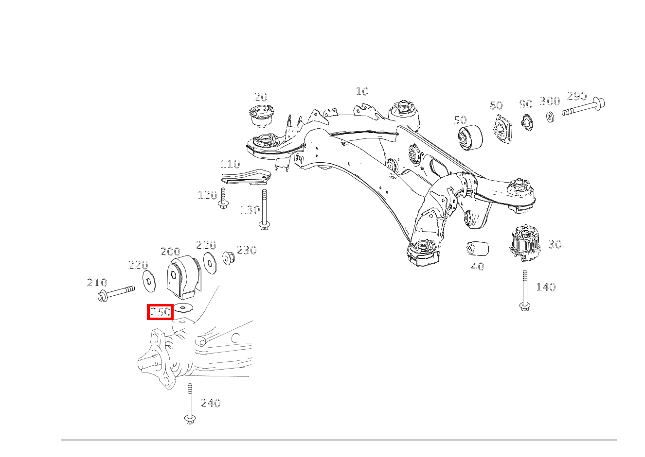 Abstandsscheibe ADAPTER AN HINTERACHSMITTELSTUECK; 2mm E 300 Cabriolet 238 Abstandsscheibe ADAPTER AN HINTERACHSMITTELSTUECK; 2mm E 300 Cabriolet 238