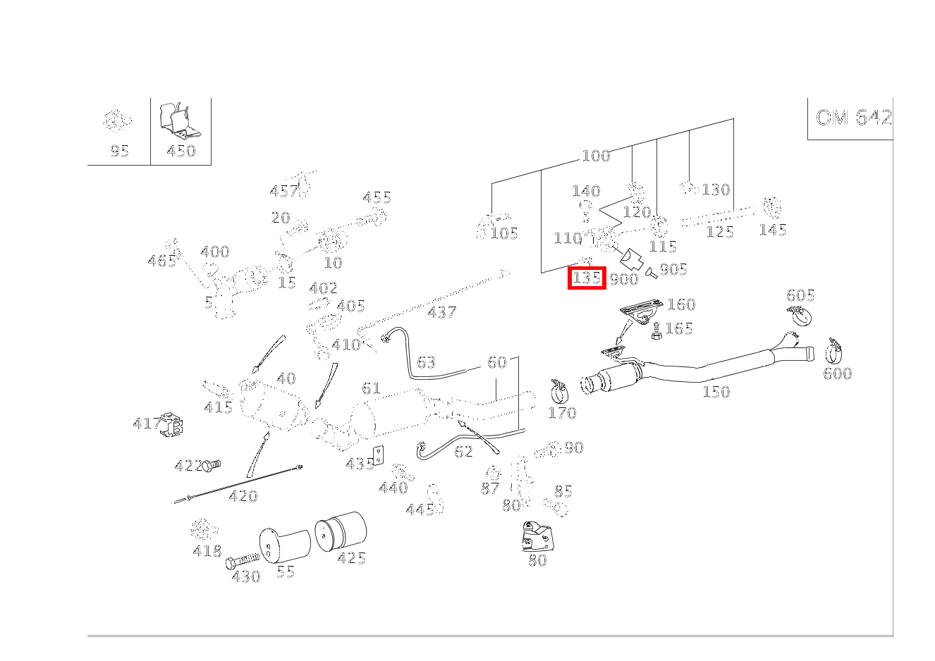 Mutter DRUCKSENSOR AN HALTER; M6 R 300 CDI SUV-Tourer (langer Radstand) 251 Mutter DRUCKSENSOR AN HALTER; M6 R 300 CDI SUV-Tourer (langer Radstand) 251
