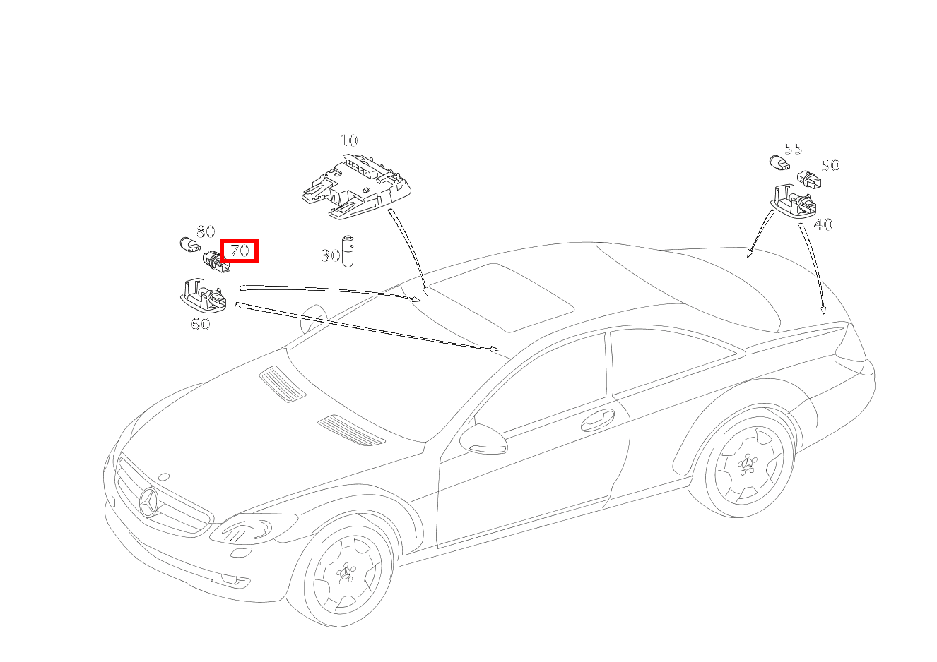 Lampenfassung INNENLEUCHTE; 12V-5W CL500 4M BE 216 Lampenfassung INNENLEUCHTE; 12V-5W CL500 4M BE 216
