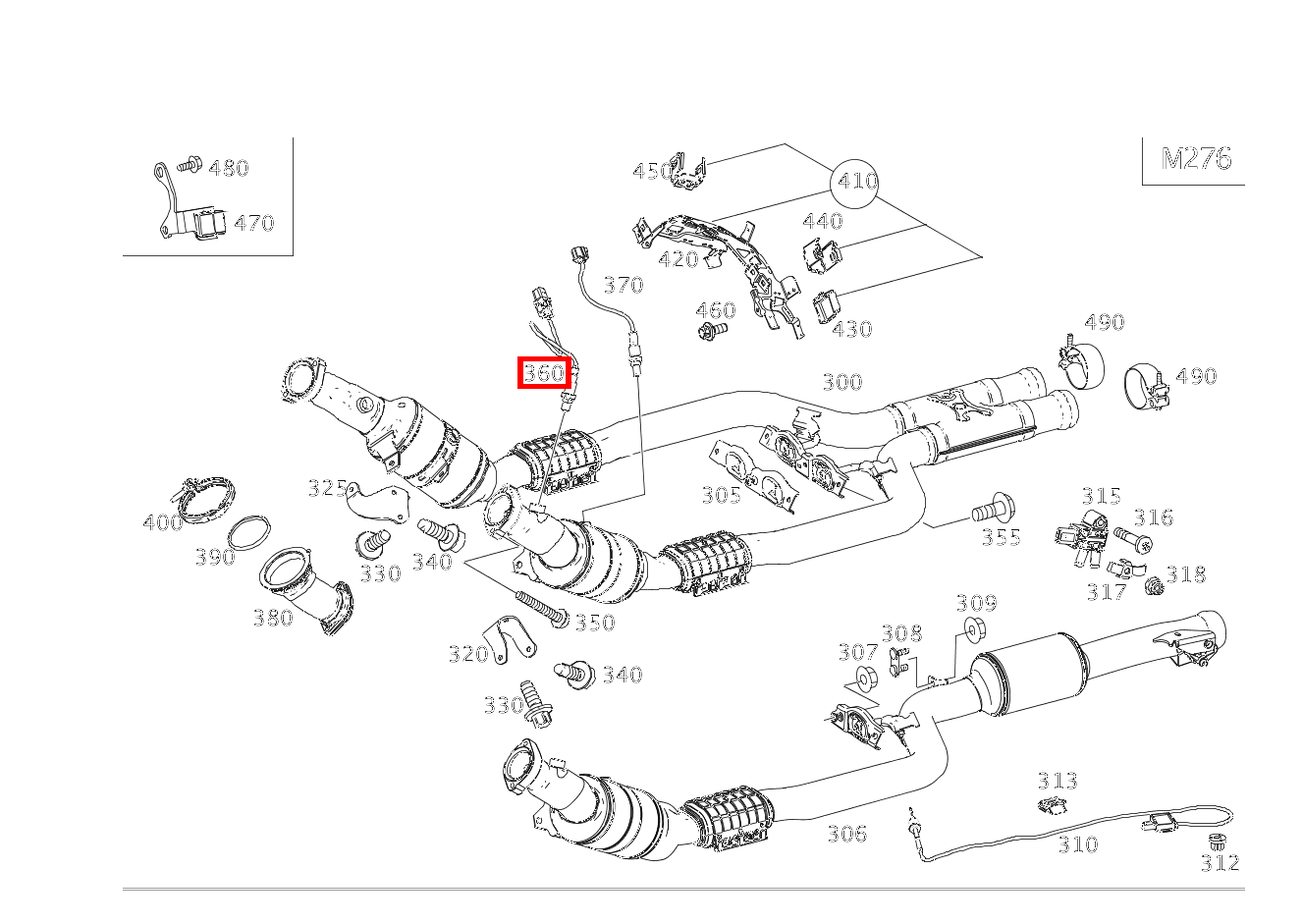 Lambdasonde VOR KATALYSATOR,LINKS S 400 4MATIC Limousine lang 222 Lambdasonde VOR KATALYSATOR,LINKS S 400 4MATIC Limousine lang 222