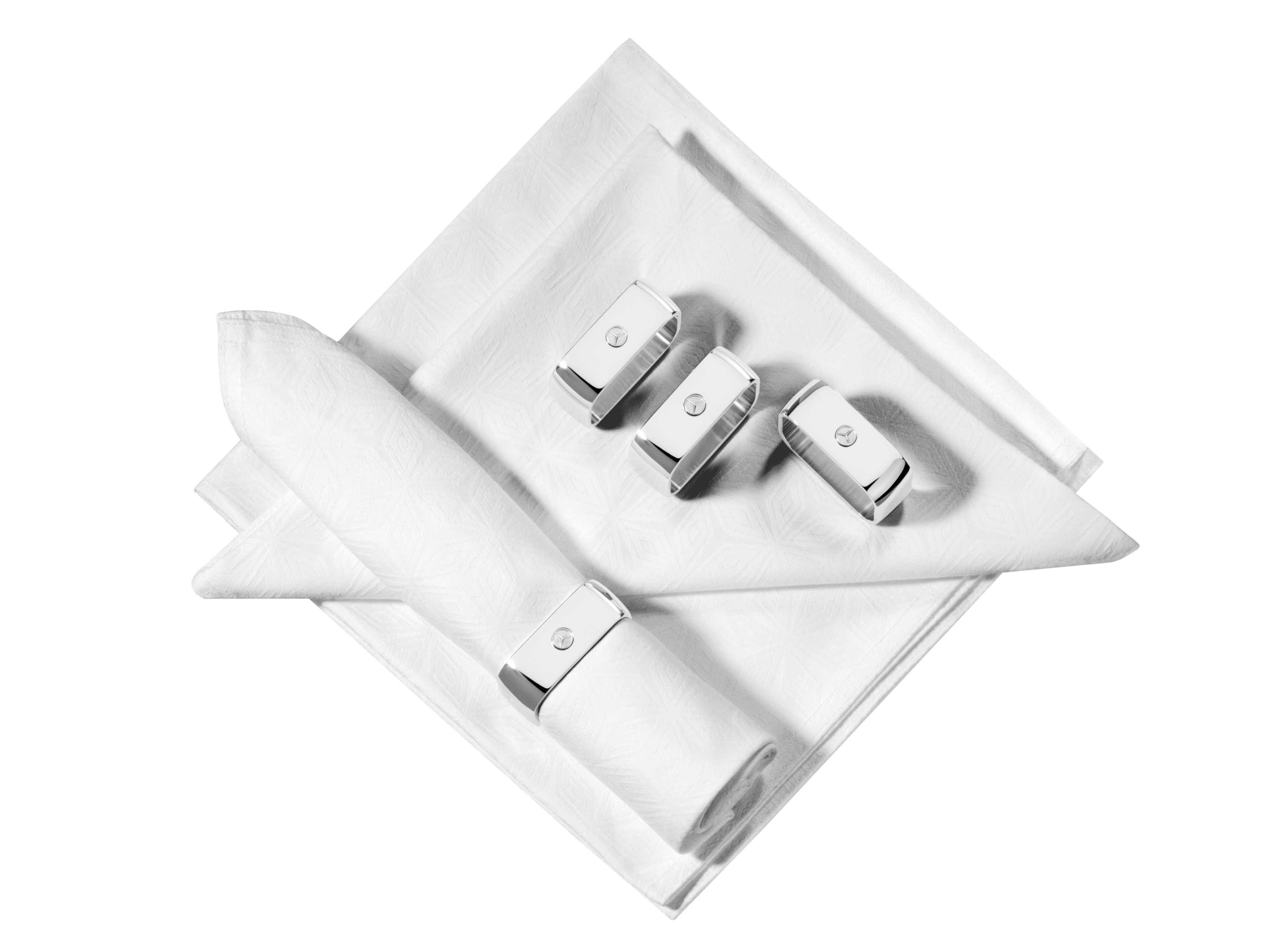 Mercedes-Benz - Serviettenringe, 4er Set Serviettenringe, 4er Set