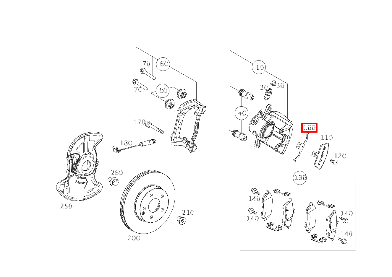 Haltefeder E500 CA 207