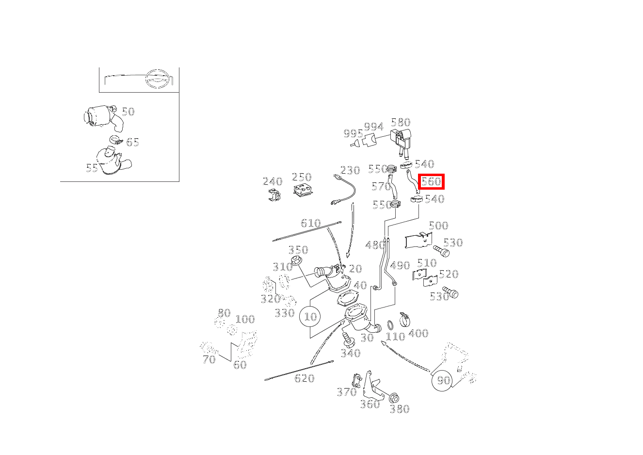 Abgasschlauch Vor Partikelfilter E 220 FG CDI Fahrgestell lang 211 Abgasschlauch Vor Partikelfilter E 220 FG CDI Fahrgestell lang 211