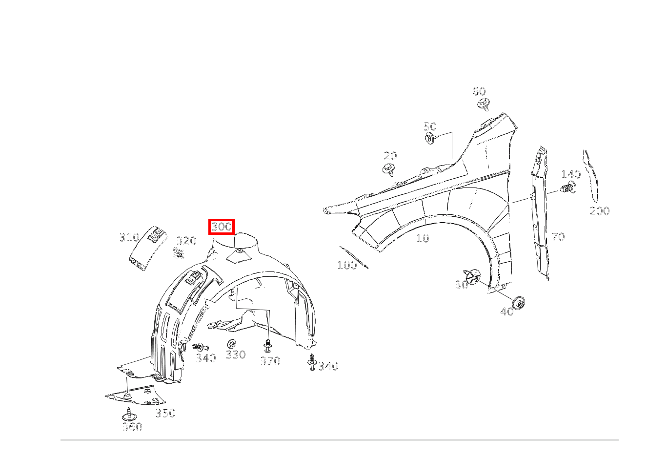 RADLAUFABDECKUNG VORN RECHTS CLA 180 Shooting Brake 156 RADLAUFABDECKUNG VORN RECHTS CLA 180 Shooting Brake 156