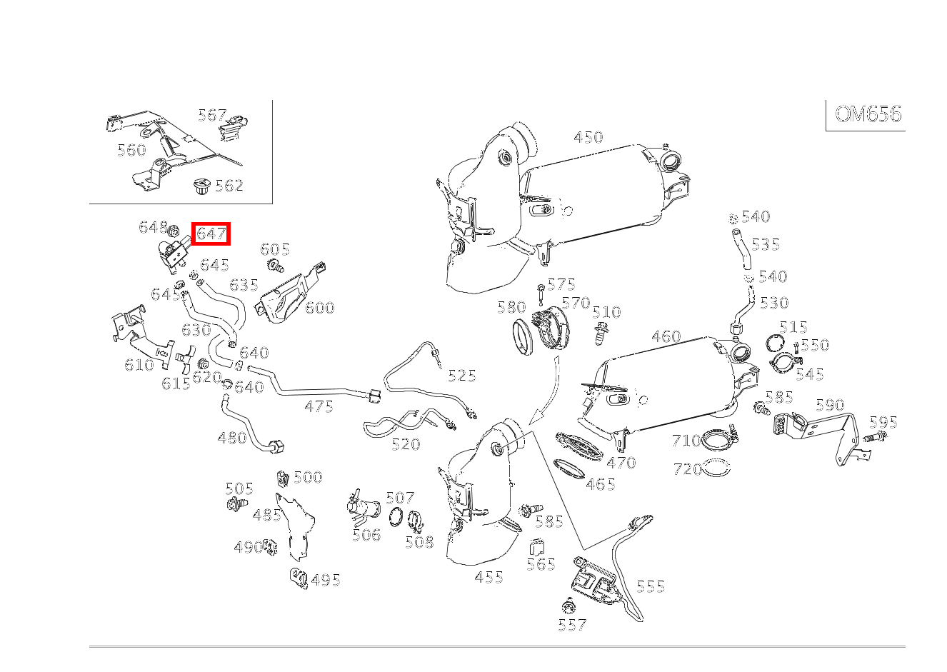 Drucksensor Partikelfilter S 400 d 4MATIC Limousine lang BCA 222