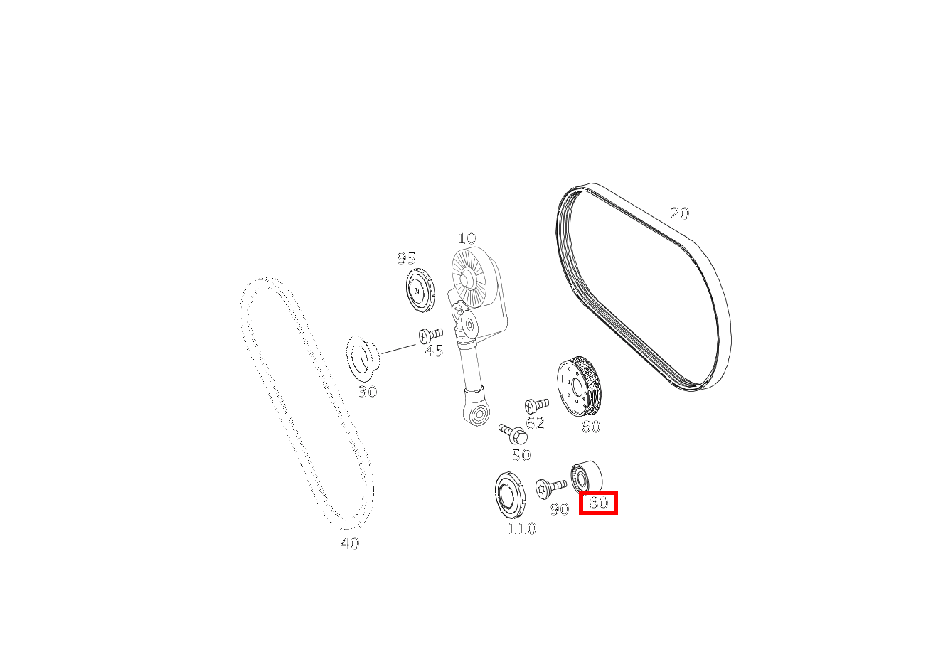 Riemenspanner ZUSATZRIEMENTRIEB G 300 CDI/4X4/3428 Lang 461 Riemenspanner ZUSATZRIEMENTRIEB G 300 CDI/4X4/3428 Lang 461