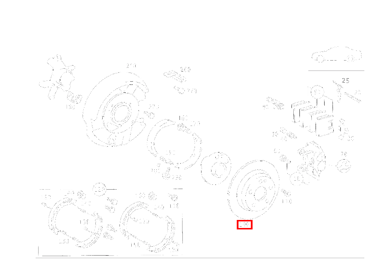 Bremsscheibe E 200 Limousine BCA 210 Bremsscheibe E 200 Limousine BCA 210