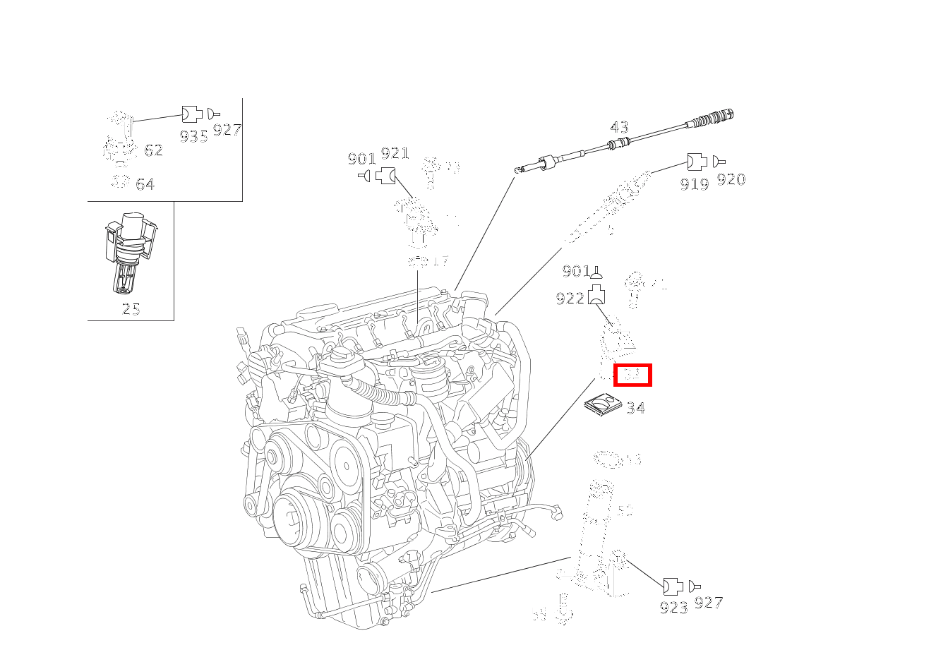 Positionssensor POSITIONSGEBER KURBELWELLE 906 Positionssensor POSITIONSGEBER KURBELWELLE 906