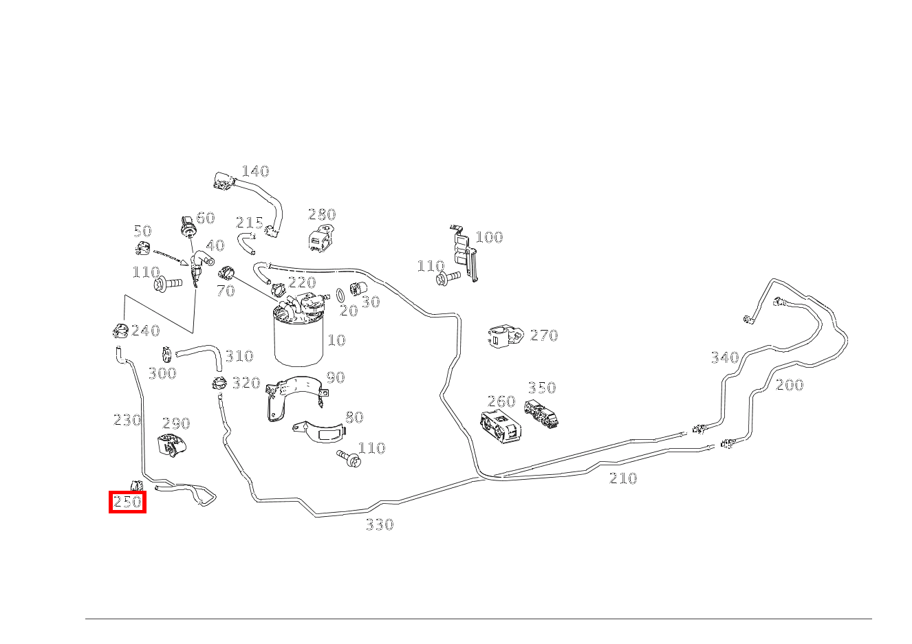 Schlauchschelle Kraftstoffleitung; 13-14.5 MM CLA-Klasse CLA 180 CDI / d BCA 117 Schlauchschelle Kraftstoffleitung; 13-14.5 MM CLA-Klasse CLA 180 CDI / d BCA 117