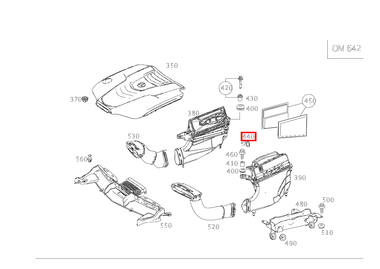 Drucksensor Luftfiltergehäuse links E 350 T d 4M All- Terrain 213 Drucksensor Luftfiltergehäuse links E 350 T d 4M All- Terrain 213