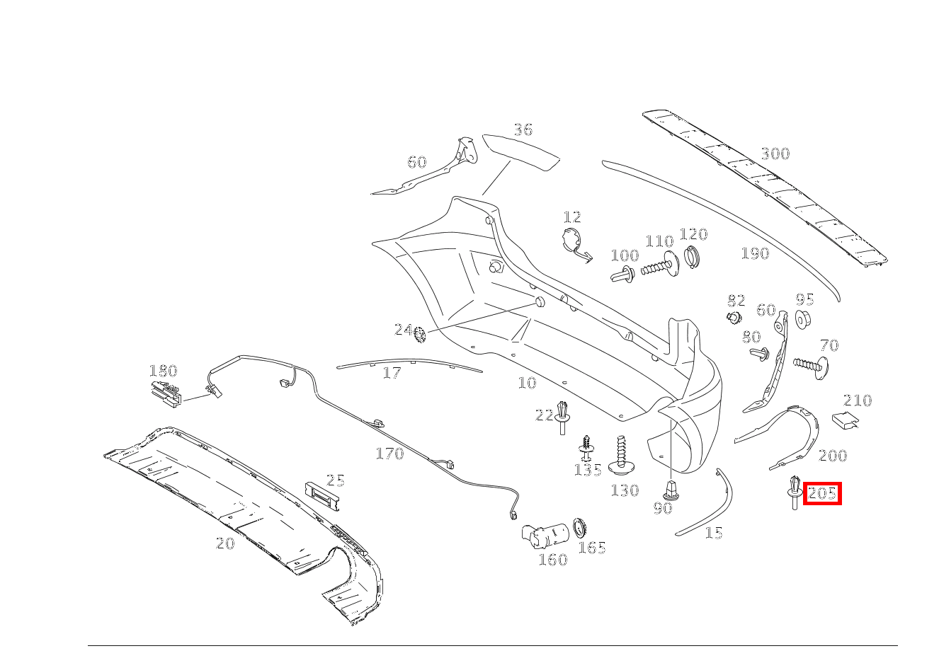 Spreizniet BEFESTIGUNG ZIERBLENDE; 5mm B 200 Turbo Sports Tourer 245 Spreizniet BEFESTIGUNG ZIERBLENDE; 5mm B 200 Turbo Sports Tourer 245