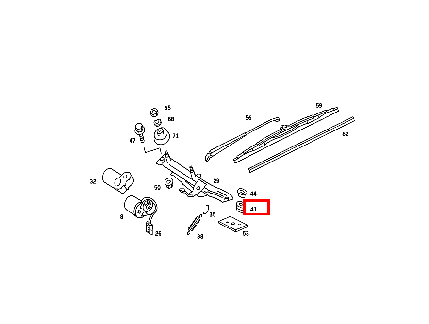 Buchse 420 SEC COUPE mit Automatic 126