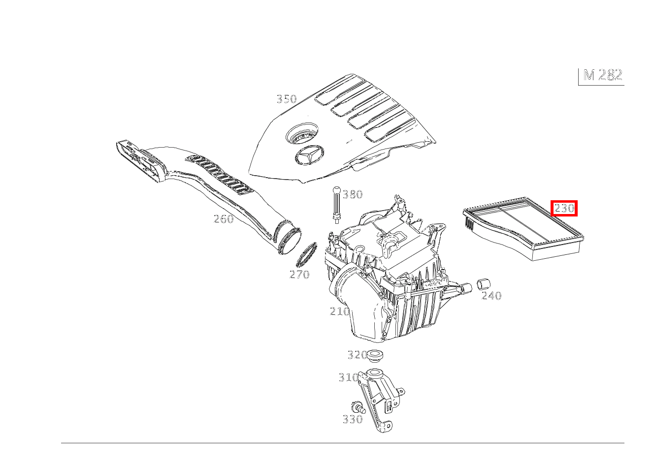 Luftfiltereinsatz B 200 247