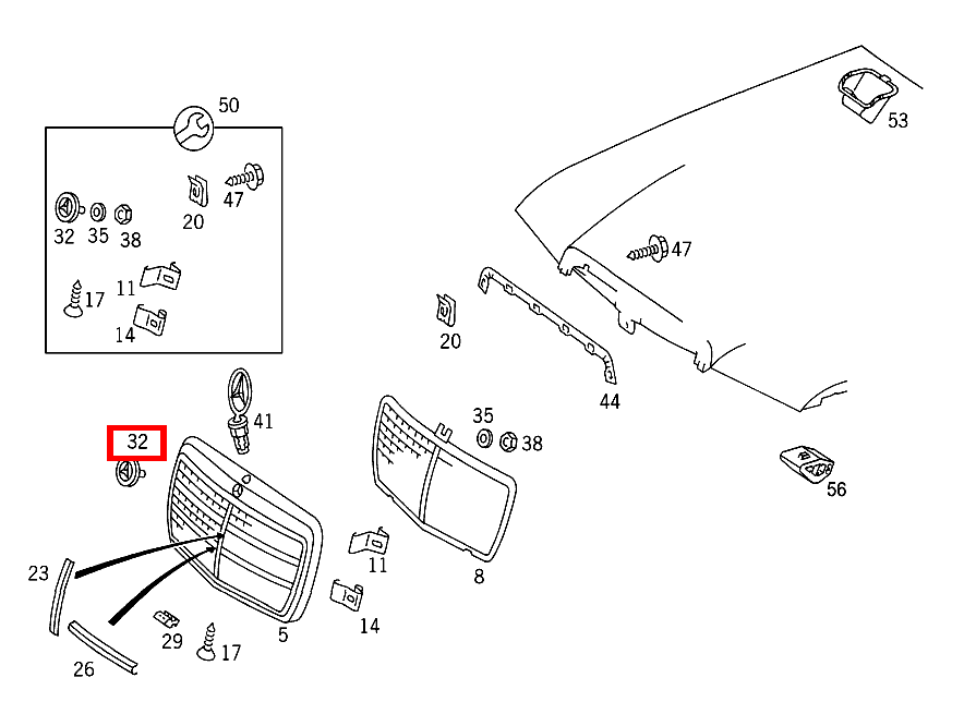 Firmenzeichen für Baureihen W124 und W201 300TDT/E300DTDT 4M 124 Firmenzeichen für Baureihen W124 und W201 300TDT/E300DTDT 4M 124